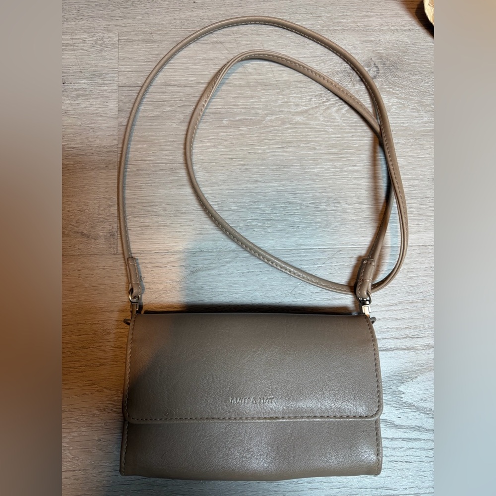 Matt & Nat Beige Crossbody Bag